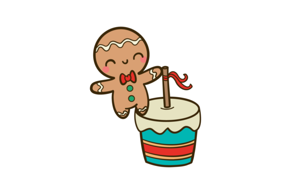 Christmas Gingerman Svg Illustrations for Creative Projects