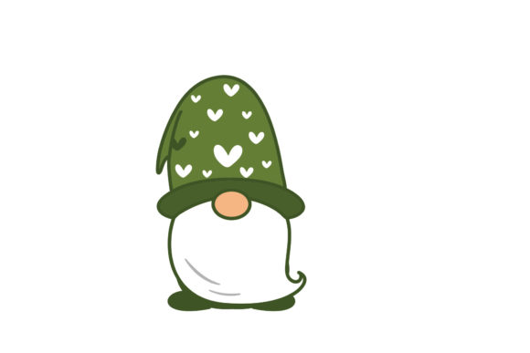 Christmas Gnome Flat Illustration for Branding and Packaging