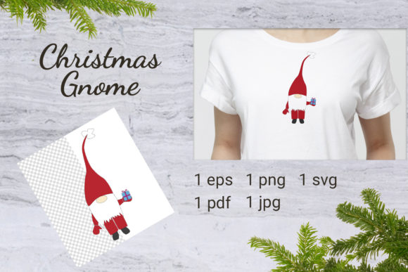 Christmas Gnome Sublimation Illustrations