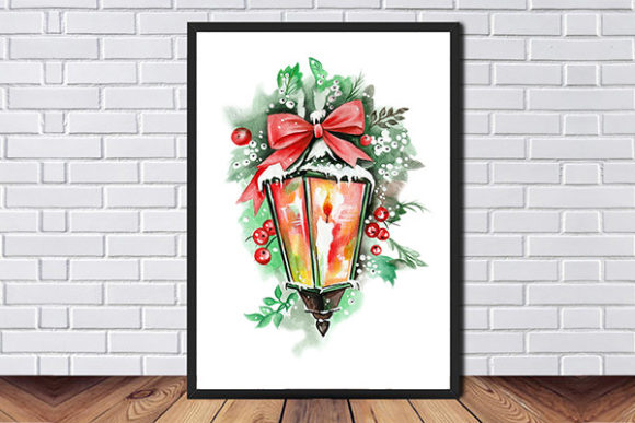 Christmas Lantern PNG Files for Branding and Marketing