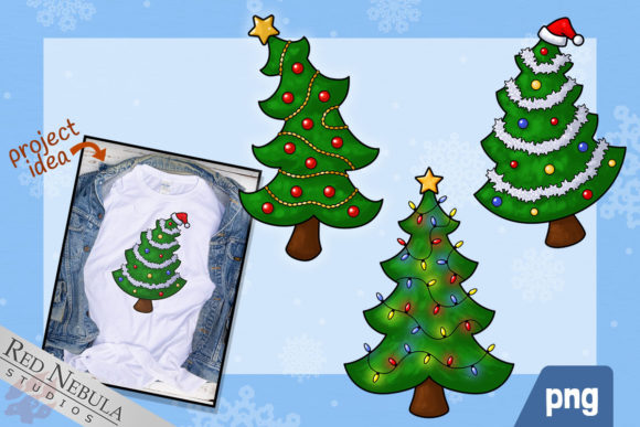 Christmas Tree Clipart PNG Illustrations Review