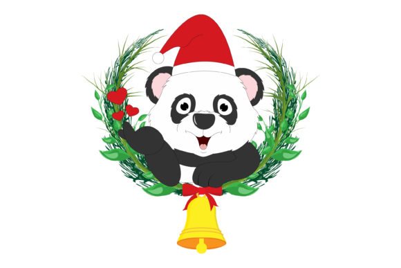 Cute Panda Cartoon in Christmas Illustration Review