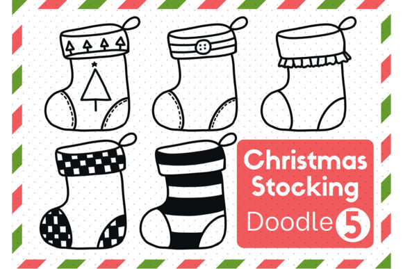 Doodle Christmas Stocking Set19 Review